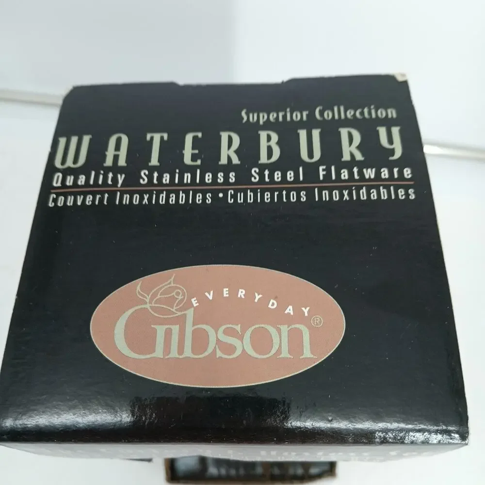 11X Gibson WATERBURY Hostess Set Serving Spoons Pie Server Ladle NIB! NEW